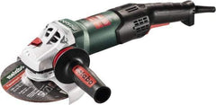 Metabo - 6" Wheel Diam, 9,600 RPM, Corded Angle & Disc Grinder - 5/8-11 Spindle, 120 Volts, 14.6 Amps - Americas Industrial Supply