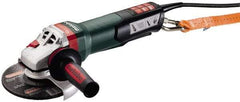 Metabo - 6" Wheel Diam, 9,600 RPM, Corded Angle & Disc Grinder - 5/8-11 Spindle, 120 Volts, 14.5 Amps - Americas Industrial Supply