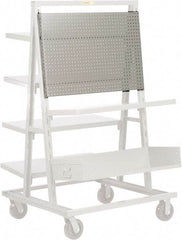 Little Giant - Pegboard Tool Rack - Use with Little Giant Adjustable Tray A-Frame Shelf Trucks - Americas Industrial Supply