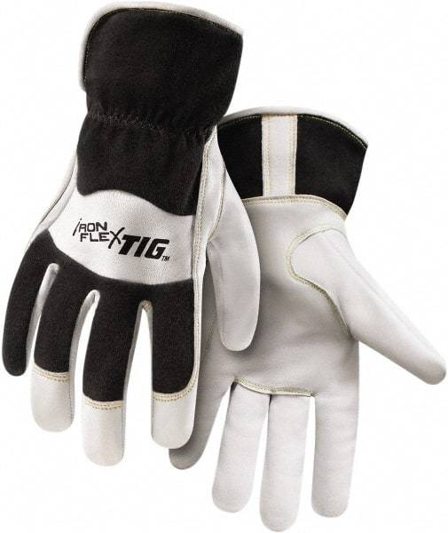 Steiner - Size 2XL Unlined Palm, Fleece Kidskin Welding Glove - Slip-On Cuff, For TIG - Americas Industrial Supply