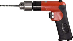 Sioux Tools - 1/4" Reversible Keyed Chuck - Pistol Grip Handle, 1,800 RPM, 12 LPS, 0.5 hp, 90 psi - Americas Industrial Supply