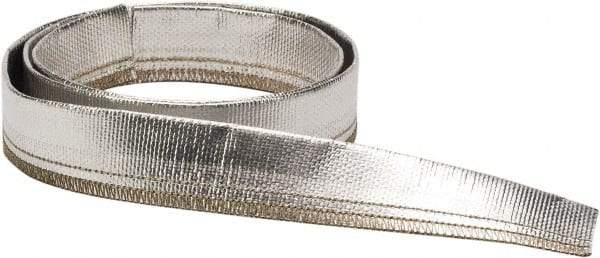 Atlantex - 1" ID Silver Radiant Heat Shield for Hoses - 25' Long, -40 to 425°F - Americas Industrial Supply