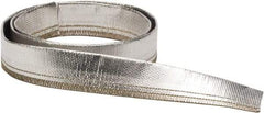 Atlantex - 2-1/2" ID Silver Radiant Heat Shield for Hoses - 25' Long, -40 to 425°F - Americas Industrial Supply