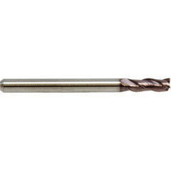 ‎1/16? Dia. × 1/8? Shank x .0940? DOC × 2-1/2? OAL, Carbide, ALtima® 52, 3 Flute, Straight, Square, Solid End Mill