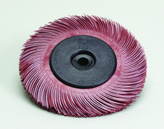 6 x 1" - 220 Grit - Ceramic - Radial Bristle Brush - Americas Industrial Supply