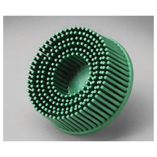 Scotch-Brite Roloc Bristle Disc RD-ZB 50 TR Green 1″ × 5/8″ - Americas Industrial Supply
