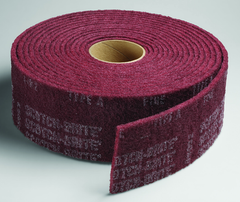 4'' x 30 ft. - Grade A Medium Grit - Scotch-Brite Clean & Finish Non Woven Abrasive Roll - Americas Industrial Supply