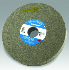 16 x 2 x 10" - 7SFIN Grade - Scotch-Brite™ Light Deburring Wheel - Americas Industrial Supply