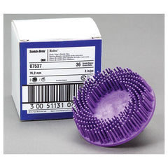 Scotch-Brite Roloc Body Man's Bristle Disc 07536 RD-ZB 36 2″ - Americas Industrial Supply