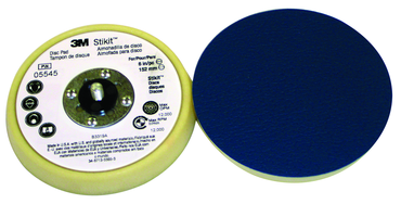 6 x 11/16" - 5/16-24 External Stikit(TM) Low Profile Finishing Disc Pad - Americas Industrial Supply