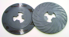7" - Disc Pad Face Plate - Ribbed - Medium - Americas Industrial Supply