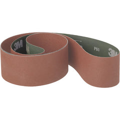 ‎3M Cloth Belt 571F 80 YF-weight 62″ × 125-3/4″ Sine-lok - Exact Industrial Supply