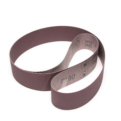 ‎3M Cloth Belt 341D 24 X-weight 2-1/2″ × 60″ Film-lok Single-flex - Exact Industrial Supply