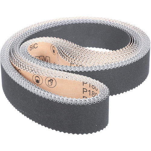3M Cloth Belt 461F P240 XF-weight 3″ × 90″ Film-lok Single-flex Scallop A - Exact Industrial Supply