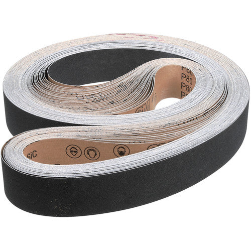 ‎3M Cloth Belt 461F P80 YF-weight 3-1/2″ × 15-1/2″ Fabri-lok - Exact Industrial Supply
