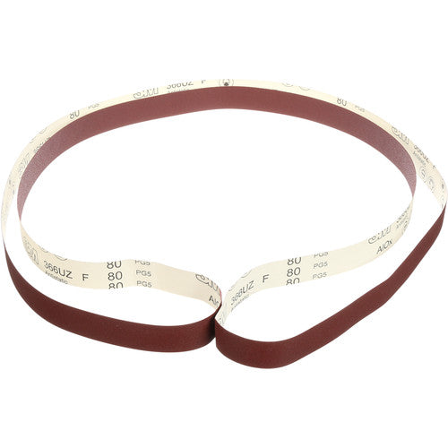 3M Paper Belt 366UZ P220 F-weight 3″ × 90″ Sine-lok Full-flex - Exact Industrial Supply