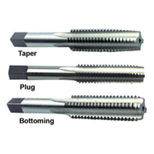 3 Pc. HSS Hand Tap Set (Plug, Taper, Bottoming) - Americas Industrial Supply