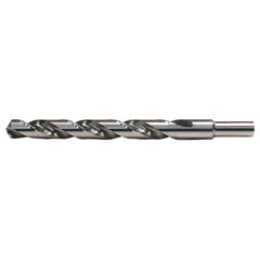 29/64 RHS / RHC HSS 118 Degree Radial Point General Purpose Jobber Length Drill - Bright - Exact Industrial Supply