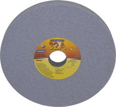 Norton - 8" Diam x 1-1/4" Hole x 3/4" Thick, I Hardness, 60 Grit Surface Grinding Wheel - Aluminum Oxide, Type 1, Medium Grade, 3,600 Max RPM, Vitrified Bond, No Recess - Americas Industrial Supply