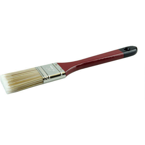 1-1/2″ Flat Sash Brush, Poly/Nylon Fill, 2-1/4″ Trim Length, Red Foam Handle - Americas Industrial Supply
