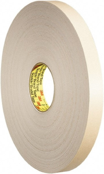 Polyethylene Foam Tape: 72 yd Long, 31.25 mil Thick, Acrylic Adhesive 31.25 mil Thick, Polyethylene Foam Liner