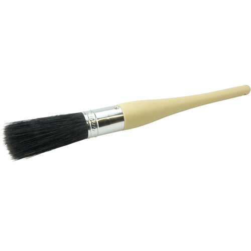 #101-1/16″ Oval Sash Brush, Black China Bristle, 3″ Trim Length, Plain Foam Handle - Americas Industrial Supply