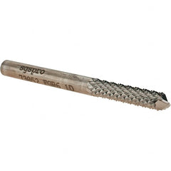 SGS Pro - Drill Point End, Diamond Pattern Router Bit - Americas Industrial Supply