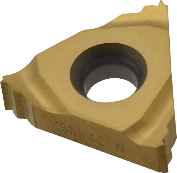 Seco - 16NR Internal Right Hand 40 UN Laydown Threading Insert - Grade CP500, TiAlN/TiN Coated Carbide - Americas Industrial Supply