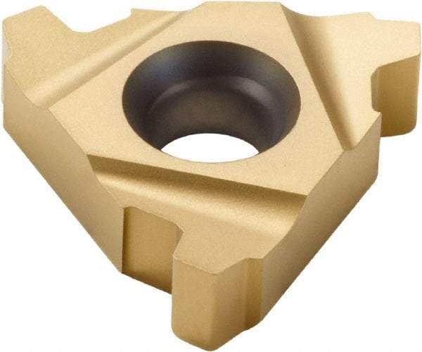 Seco - 22ER External Right Hand 6 Acme Laydown Threading Insert - Grade CP500, TiAlN/TiN Coated Carbide, 12.7mm Inscribed Circle - Americas Industrial Supply
