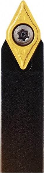 Seco - SDNC, Neutral Cut, 62.5° Lead Angle, 12mm Shank Height x 12mm Shank Width, Neutral Rake Indexable Turning Toolholder - 150mm OAL, DC..0702.. Insert Compatibility, Series Screw Lock - Americas Industrial Supply