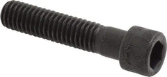 Made in USA - 3/8-16 UNC Hex Socket Drive, Socket Cap Screw - Alloy Steel, Black Oxide Finish, Fully Threaded, 1-3/4" Length Under Head - Americas Industrial Supply