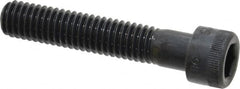 Made in USA - 3/8-16 UNC Hex Socket Drive, Socket Cap Screw - Alloy Steel, Black Oxide Finish, Partially Threaded, 2" Length Under Head - Americas Industrial Supply