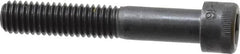 Made in USA - 3/8-16 UNC Hex Socket Drive, Socket Cap Screw - Alloy Steel, Black Oxide Finish, Partially Threaded, 2-1/4" Length Under Head - Americas Industrial Supply