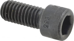 Made in USA - 7/16-14 UNC Hex Socket Drive, Socket Cap Screw - Alloy Steel, Black Oxide Finish, Fully Threaded, 1" Length Under Head - Americas Industrial Supply
