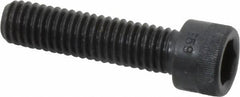 Made in USA - 7/16-14 UNC Hex Socket Drive, Socket Cap Screw - Alloy Steel, Black Oxide Finish, Fully Threaded, 1-3/4" Length Under Head - Americas Industrial Supply