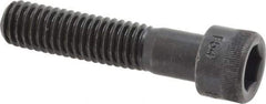 Made in USA - 7/16-14 UNC Hex Socket Drive, Socket Cap Screw - Alloy Steel, Black Oxide Finish, Partially Threaded, 2" Length Under Head - Americas Industrial Supply