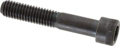 Made in USA - 7/16-14 UNC Hex Socket Drive, Socket Cap Screw - Alloy Steel, Black Oxide Finish, Partially Threaded, 2-1/2" Length Under Head - Americas Industrial Supply