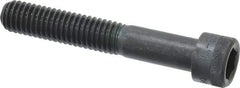 Made in USA - 7/16-14 UNC Hex Socket Drive, Socket Cap Screw - Alloy Steel, Black Oxide Finish, Partially Threaded, 2-3/4" Length Under Head - Americas Industrial Supply