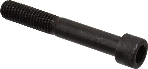 Made in USA - 7/16-14 UNC Hex Socket Drive, Socket Cap Screw - Alloy Steel, Black Oxide Finish, Partially Threaded, 3" Length Under Head - Americas Industrial Supply