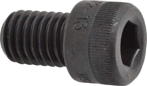 Made in USA - 1/2-13 UNC Hex Socket Drive, Socket Cap Screw - Alloy Steel, Black Oxide Finish, Fully Threaded, 3/4" Length Under Head - Americas Industrial Supply
