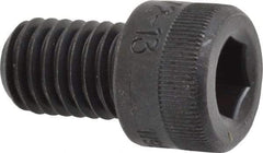 Made in USA - 1/2-13 UNC Hex Socket Drive, Socket Cap Screw - Alloy Steel, Black Oxide Finish, Fully Threaded, 3/4" Length Under Head - Americas Industrial Supply