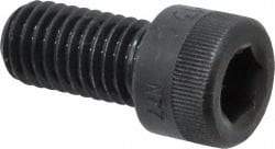 Made in USA - 1/2-13 UNC Hex Socket Drive, Socket Cap Screw - Alloy Steel, Black Oxide Finish, Fully Threaded, 1" Length Under Head - Americas Industrial Supply