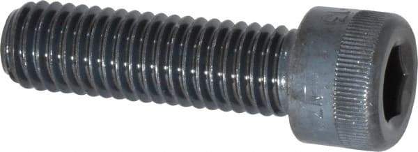 Made in USA - 1/2-13 UNC Hex Socket Drive, Socket Cap Screw - Alloy Steel, Black Oxide Finish, Fully Threaded, 1-3/4" Length Under Head - Americas Industrial Supply