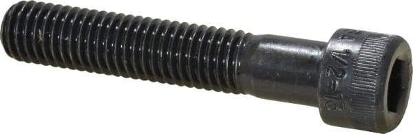 Made in USA - 1/2-13 UNC Hex Socket Drive, Socket Cap Screw - Alloy Steel, Black Oxide Finish, Partially Threaded, 2-3/4" Length Under Head - Americas Industrial Supply