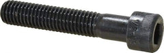 Made in USA - 1/2-13 UNC Hex Socket Drive, Socket Cap Screw - Alloy Steel, Black Oxide Finish, Partially Threaded, 2-3/4" Length Under Head - Americas Industrial Supply
