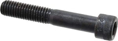 Made in USA - 1/2-13 UNC Hex Socket Drive, Socket Cap Screw - Alloy Steel, Black Oxide Finish, Partially Threaded, 3" Length Under Head - Americas Industrial Supply