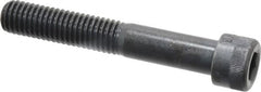 Made in USA - 1/2-13 UNC Hex Socket Drive, Socket Cap Screw - Alloy Steel, Black Oxide Finish, Partially Threaded, 3-1/4" Length Under Head - Americas Industrial Supply