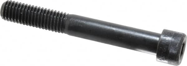Made in USA - 1/2-13 UNC Hex Socket Drive, Socket Cap Screw - Alloy Steel, Black Oxide Finish, Partially Threaded, 3-3/4" Length Under Head - Americas Industrial Supply