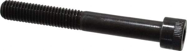 Made in USA - 1/2-13 UNC Hex Socket Drive, Socket Cap Screw - Alloy Steel, Black Oxide Finish, Partially Threaded, 4" Length Under Head - Americas Industrial Supply