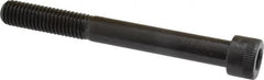 Made in USA - 1/2-13 UNC Hex Socket Drive, Socket Cap Screw - Alloy Steel, Black Oxide Finish, Partially Threaded, 4-1/2" Length Under Head - Americas Industrial Supply